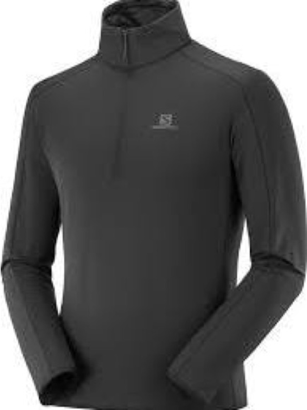 Salomon Men's Black Half-Zip Performance Jacket 1162